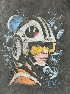 American Thrift | Star Wars | Acid Wash Graphic Tee | 2XL